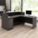 Arrive 72W x 72D L-Shaped Manufactured Wood Reception Desk with 3 Drw Mbl Ped and Counter