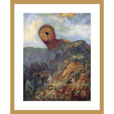 «The Cyclops» par Odilon Redon, impression giclée sur cadre