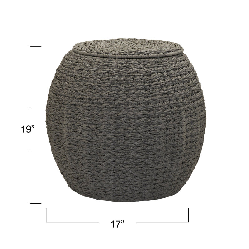 Baudette End Table, Grey