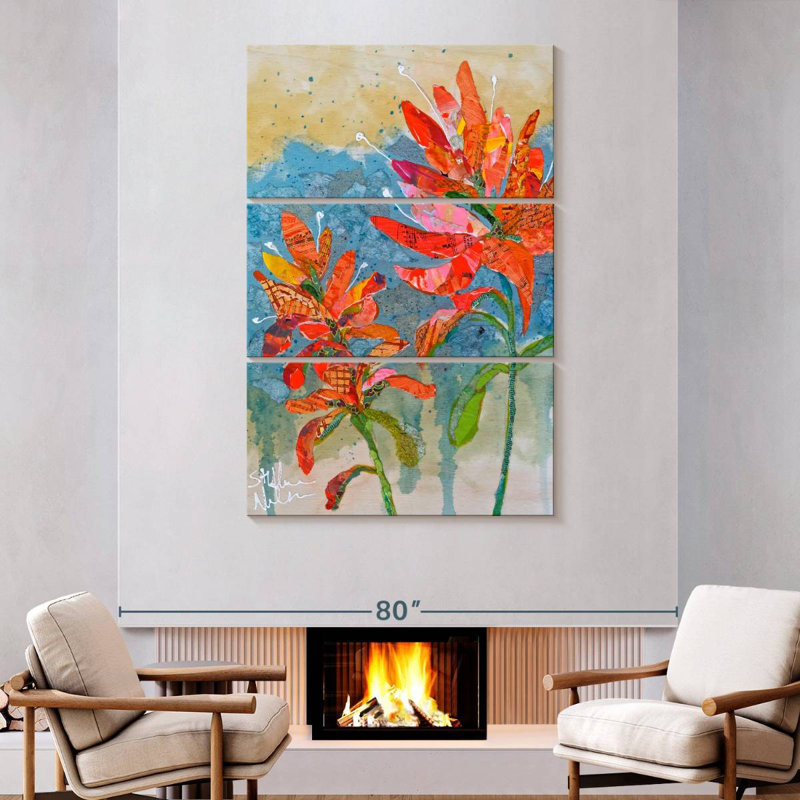 Harnek Indian Paintbrush II, H 74 po x l 48 po