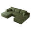 Canapé modulaire en forme de U de 107 pouces avec repose-pieds Cloud, repose-pieds confortable-121048165