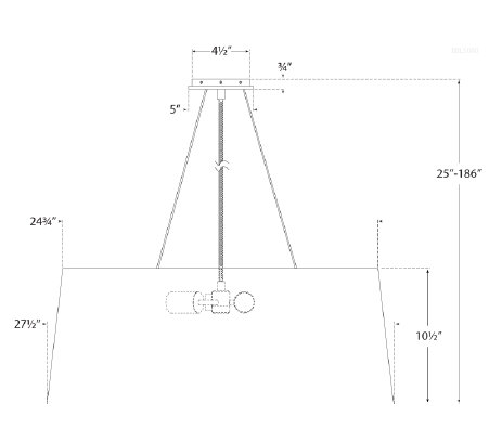 Barbara Barry Halo Medium Hanging Shade, Matte Black