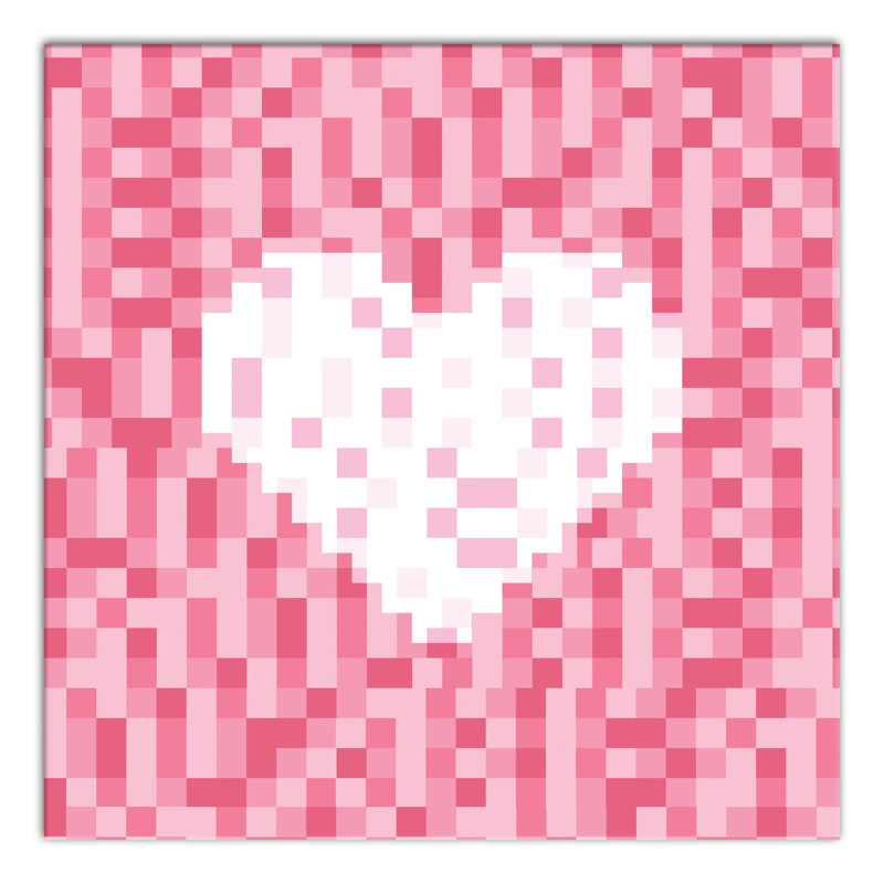 Art sur toile pixie hearts Talapoosa, H 24 po x l 24 po x P 1,25 po