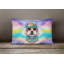  Housse et insert de coussin rectangulaire en polyester pour l'intérieur et l'extérieur
