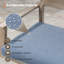 Tabouret de bar rotatif en aluminium avec coussin Sunbrella 28,7 po Taleah-1235460806