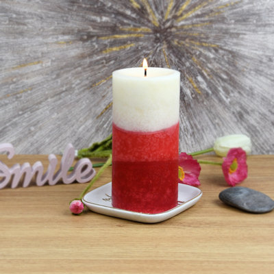 Lyr Apple Crisp Scented Pillar Candle