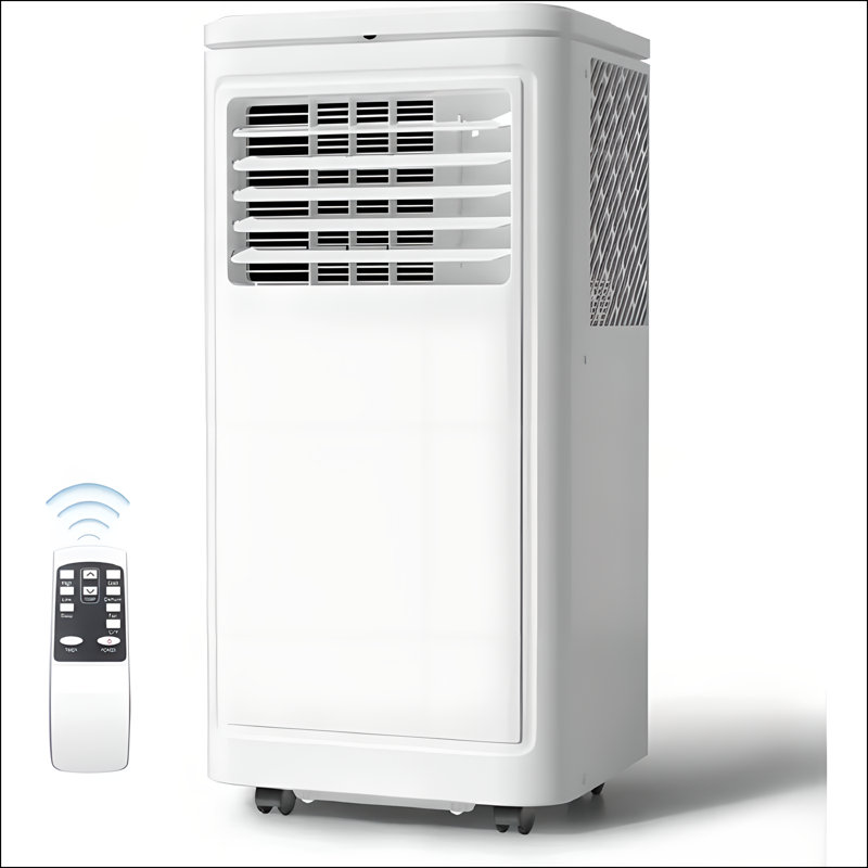 COWSAR 8000 BTU Portable Air Conditioner with Dehumidifier & Fan for 350 Square Feet with Remote,Timer,Automatic Defrosting