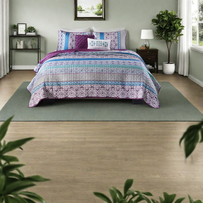 Ensembles de literie en coton durable, style boho réversible, confort à la maison