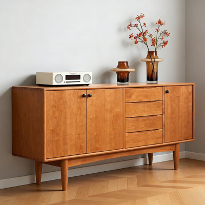 Buffet multifonctionnel en bois massif