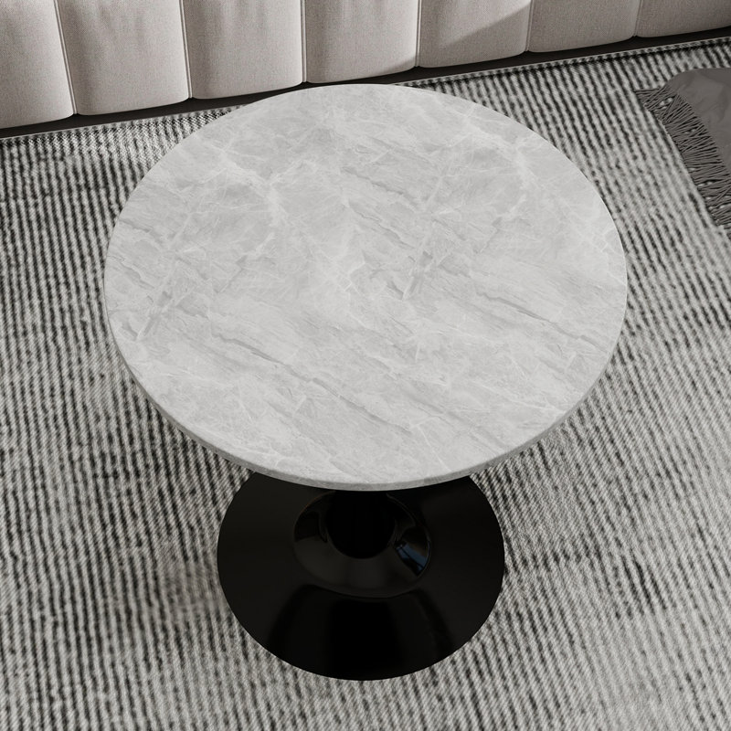 Table basse noire 27,6 pouces