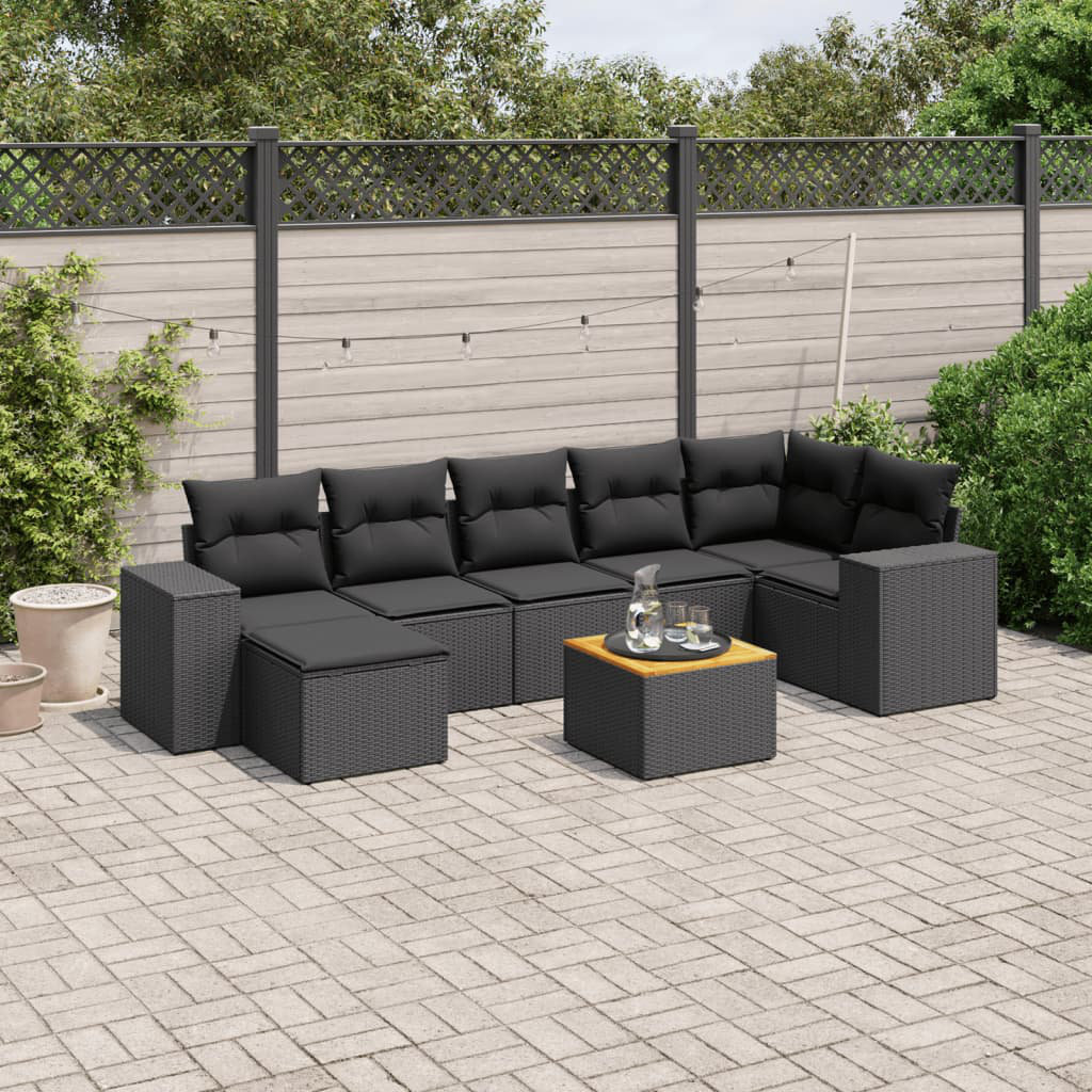 Gartensofa mit Kissen