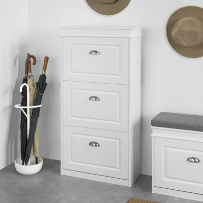 Elliette 12 Pair Shoe Storage Cabinet