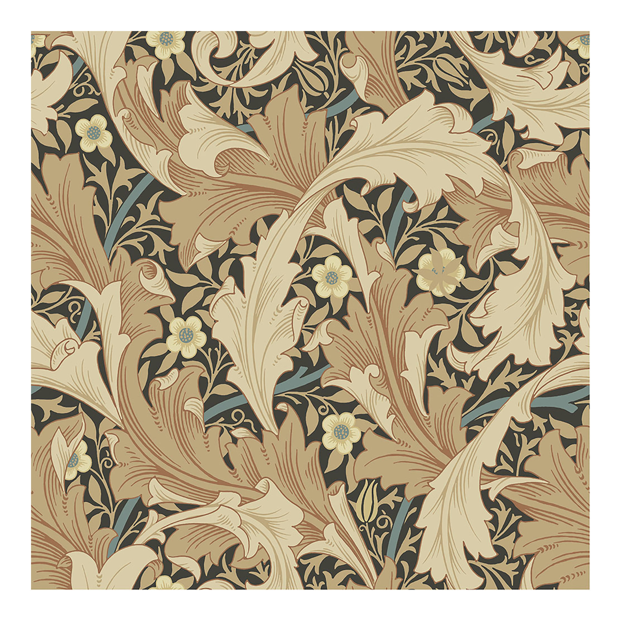 Granville Floral Wallpaper, Apricot