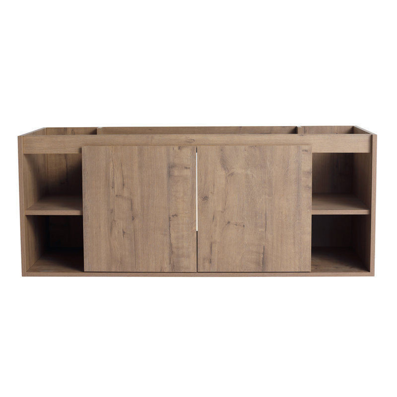 Ensemble de meuble-lavabo mural 48 po, charnière de porte à fermeture en douceur (sans meuble-lavabo, lavabo)