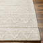 Tapis rectangulaire ivoire en polyester / laine Richt-1788709033