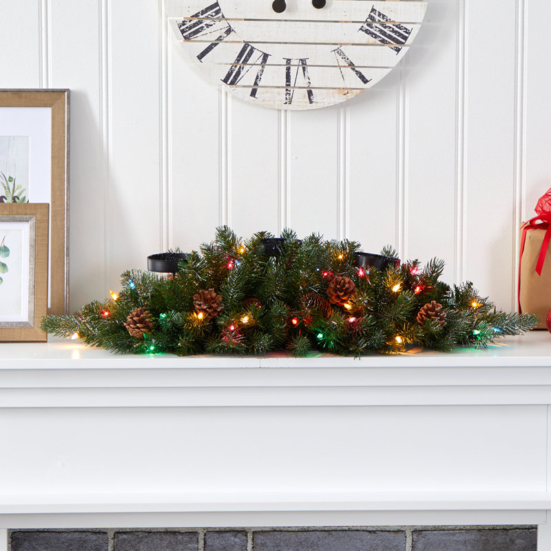 Pine Candelabrum Arrangement