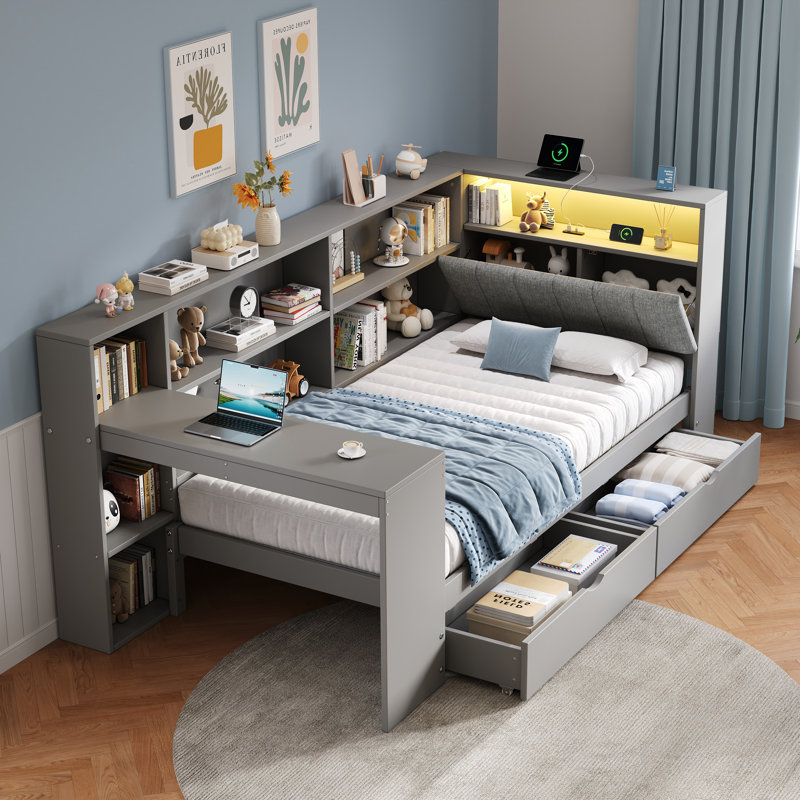 Modern Daybed, Grey