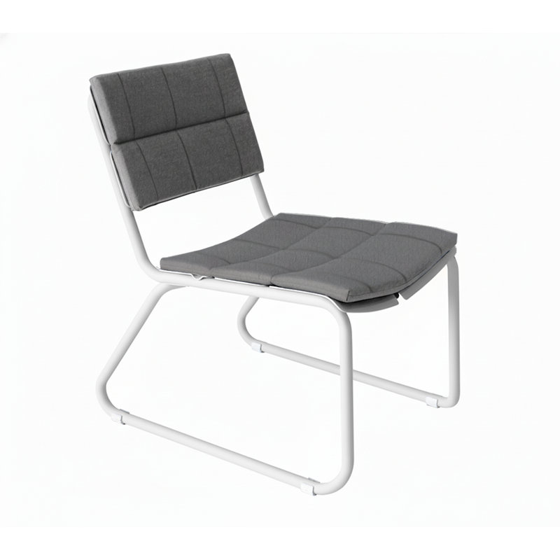 Corail Patio Chair with Cushions, Flagship Vapor, White