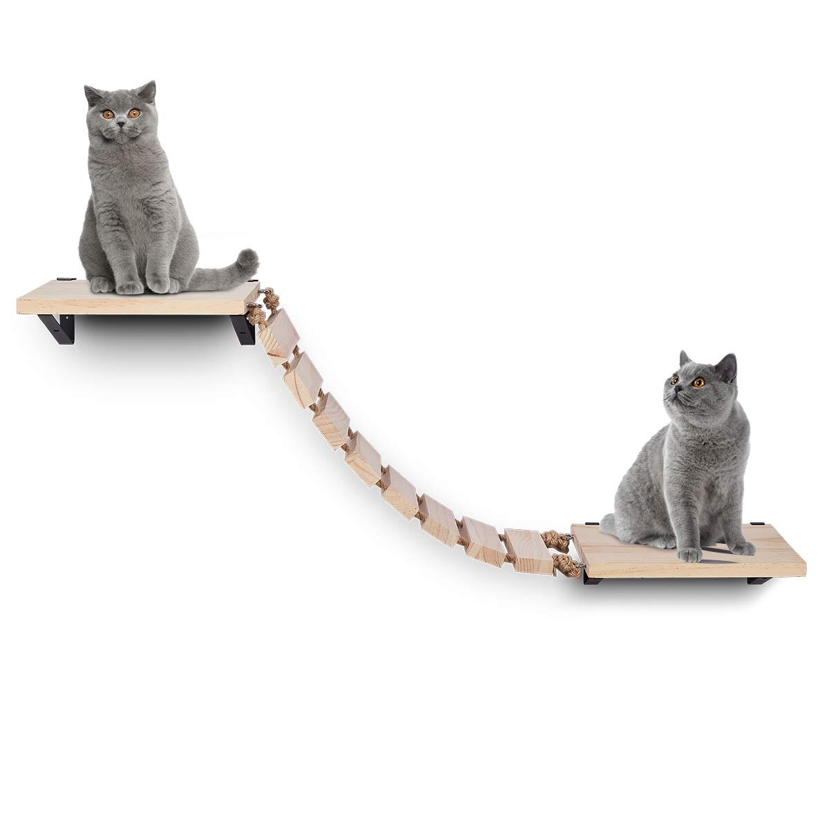 Tucker Murphy Pet™ Handcrafted Wooden Cat Wall Steps, Wall