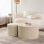 Table basse ronde en bois pour le salon et les petits espaces