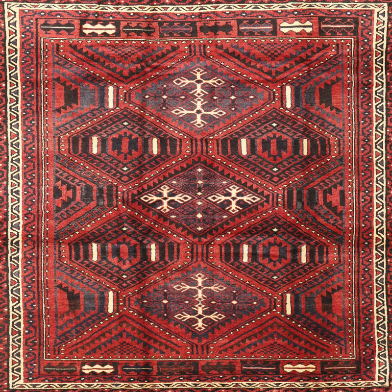 Thorn Performance Wool Oriental Indoor Rug, Square 5'