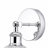 Armed Sconces with Cylinder Glass Shade