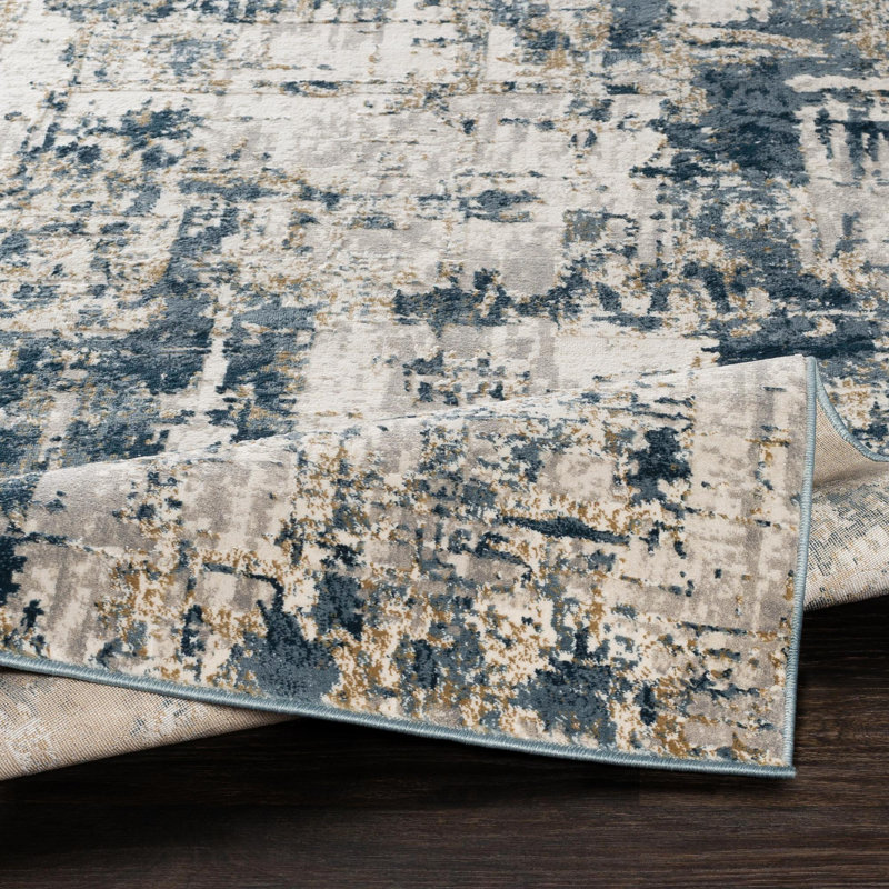 Hoekstra Abstract Indoor Rug, Rectangle 2' x 3'