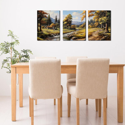 3 Piece Wrapped Canvas Print