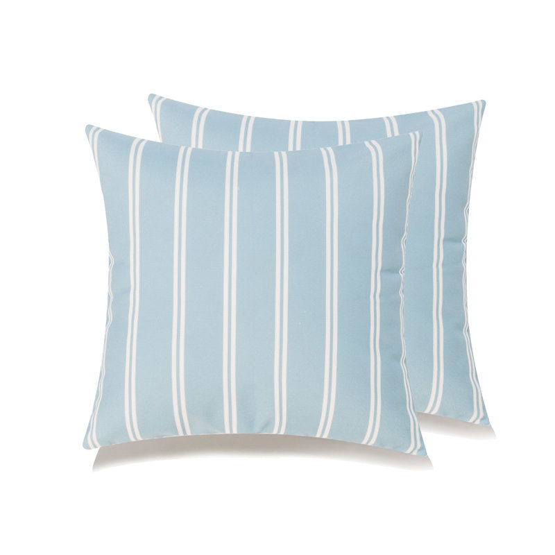 Harrison Striped Pillow Cover, Blue