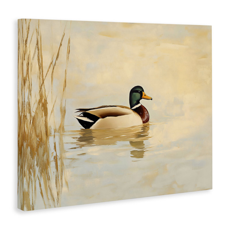 «Headed Duck», art mural par Franklyn Gregory, H 16 po x l 20 po