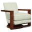 Fauteuil pivotant en cuir véritable de 31 po de largeur Monroe-46791224-72483471
