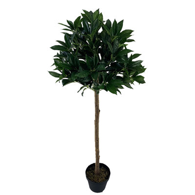 120cm Faux Laurel Tree in Planter