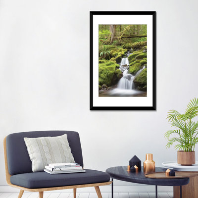 « cascade stream, sol duc river valley, olympique national park, washington, usa », reproduction de photo sur toile