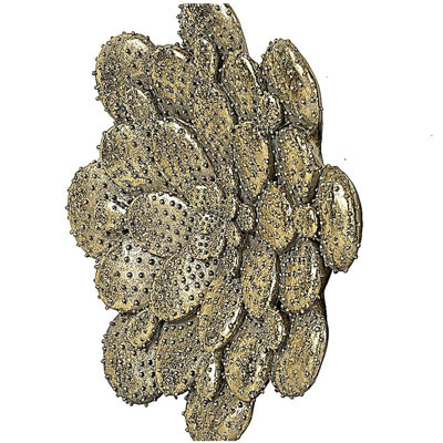 Plaque murale succulente D10x1,6 po