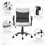 Chaise de bureau ergonomique à dossier moyen avec accoudoirs Inbox Zero