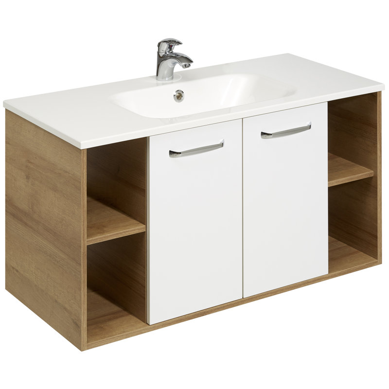 Rovato 101cm Wall Mounted Vanity Unit