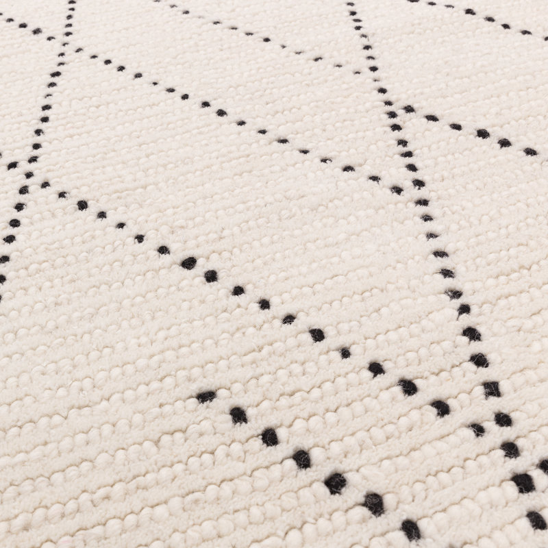 Crestfield Moroccan Hand Woven Area Rug, Rectangle 200 x 290cm