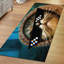 Tapis à motif géométrique complexe d'inspiration bohémienne-1064634059