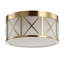 Plafonnier encastré tambour 2 lumières Baity-206826095