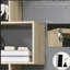 HOMcom H 75,5 "H Bibliothèque 6 tablettes