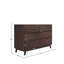 Commode en bois massif à 6 tiroirs 51 po-97425496