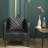 Black Geometric Modern Pillow Cover-1173824728