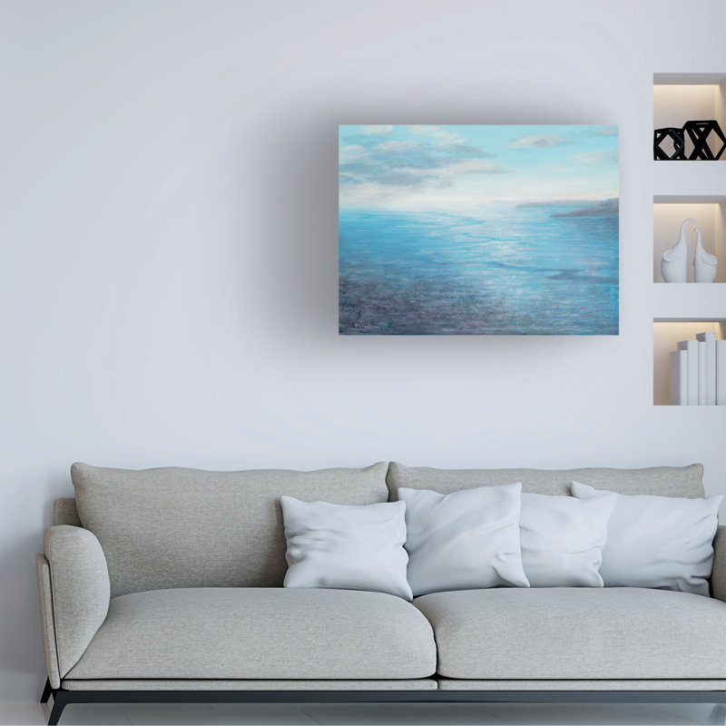 Art mural sur toile tendue - "Vent" de Vivian Chesterley, décoration murale pour le salon, la chambre à coucher ou le bureau - 18 x 24