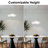 1 - Light LED Unique/Statement Fabric Pendant