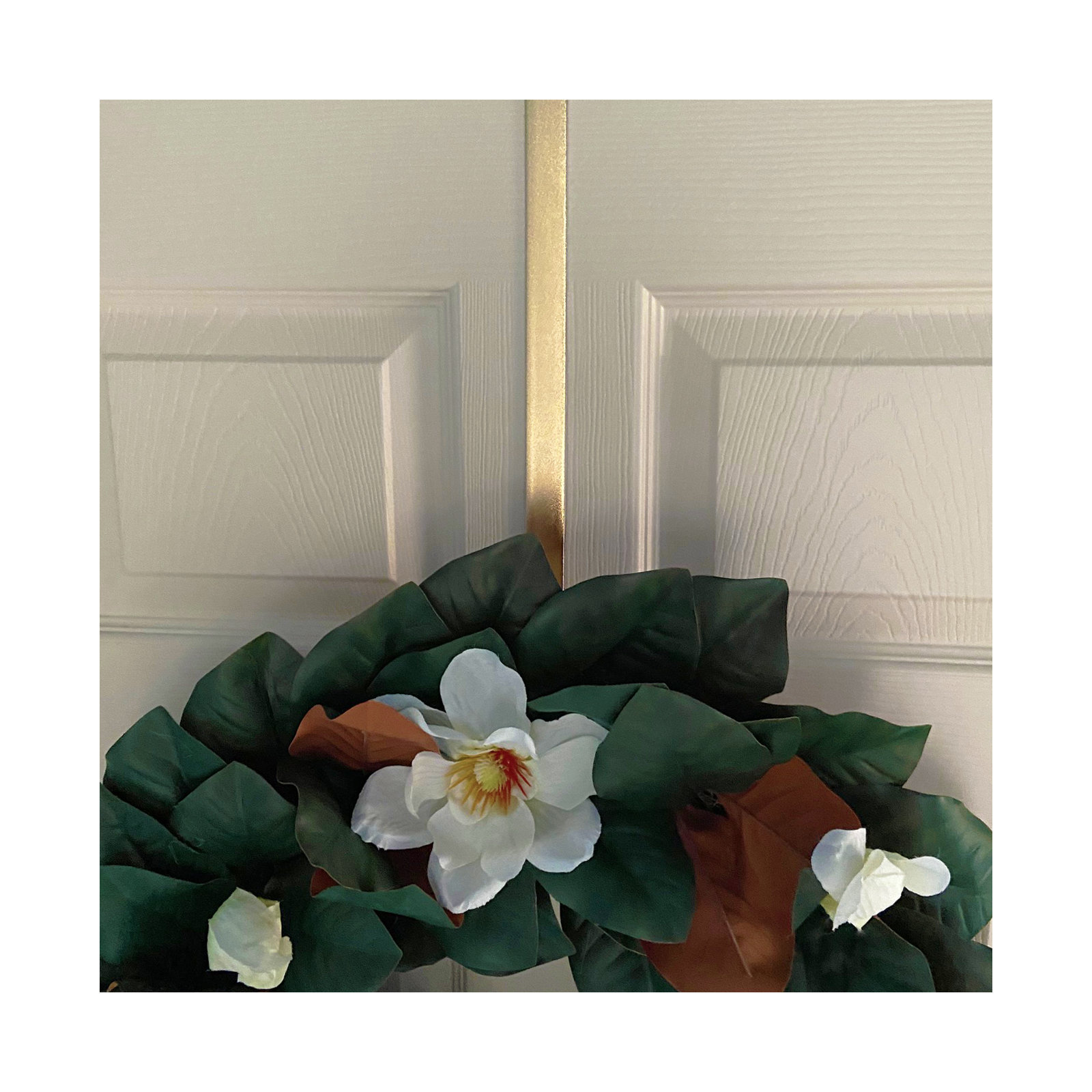 Dual-Sided Wreath Hanger, Gold