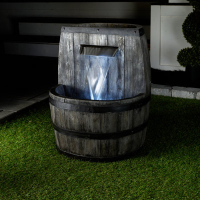 Fontaine à barre en résine avec lumière