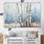 Ensemble de décorations murales White Birch Trees Forest Winter Scenery III - Tree Birch-107761691-107761694