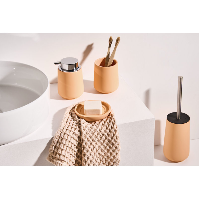 4-Piece Bathroom Accessories Set SUCHES Pink, Orange