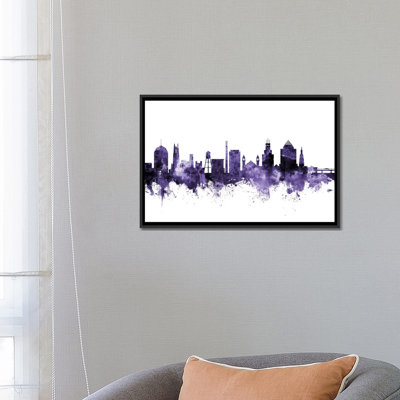" Durham, North Carolina Skyline " by Michael Tompsett