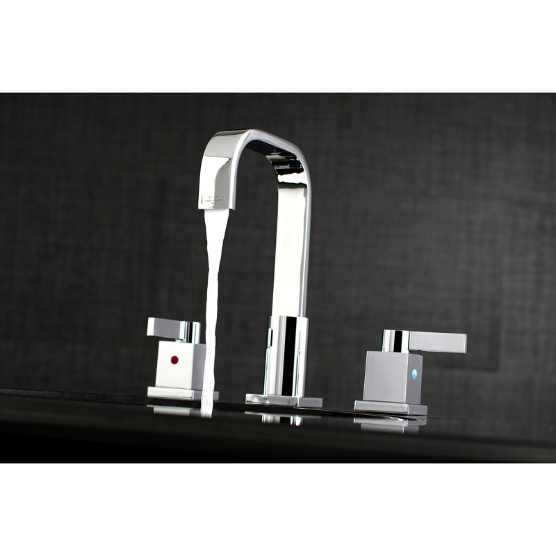 Meridian Fauceture Widespread Bathroom Faucet, Chrome